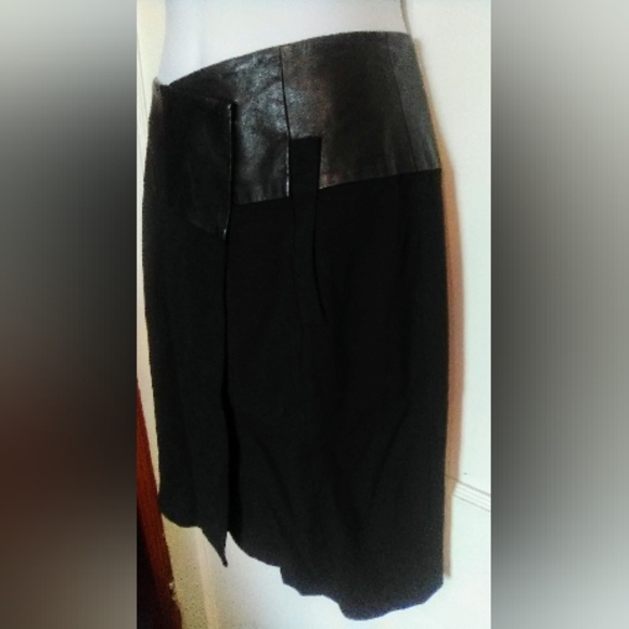 🌺BUNDLE ONLY🌺LADIES HALSTON HERITAGE BLACK PENCIL SKIRT - Picture 3 of 8